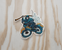 Grim Reaper Mountain Bike Sticker