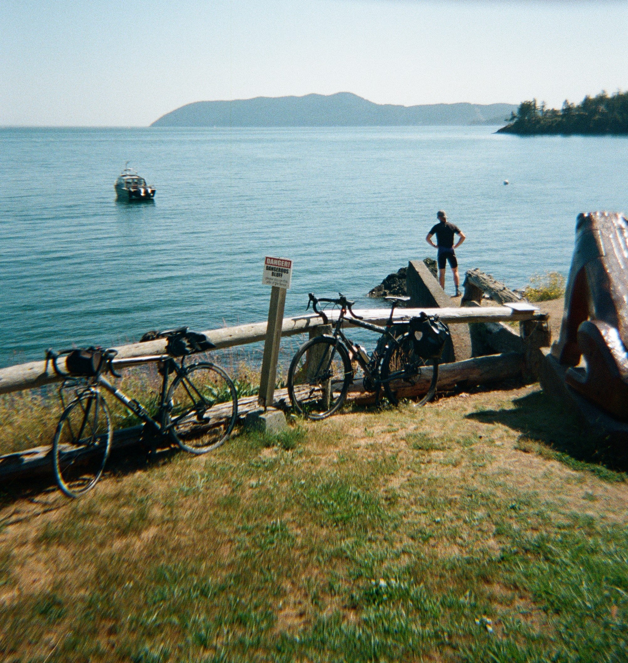 our bikes at Doe Bay on Orcas Island