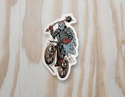 Knight Mountain Bike Sticker