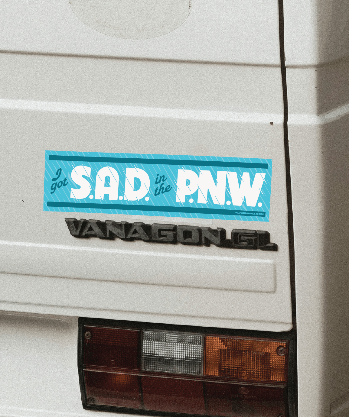 I got S.A.D. in the P.N.W. Bumper Sticker