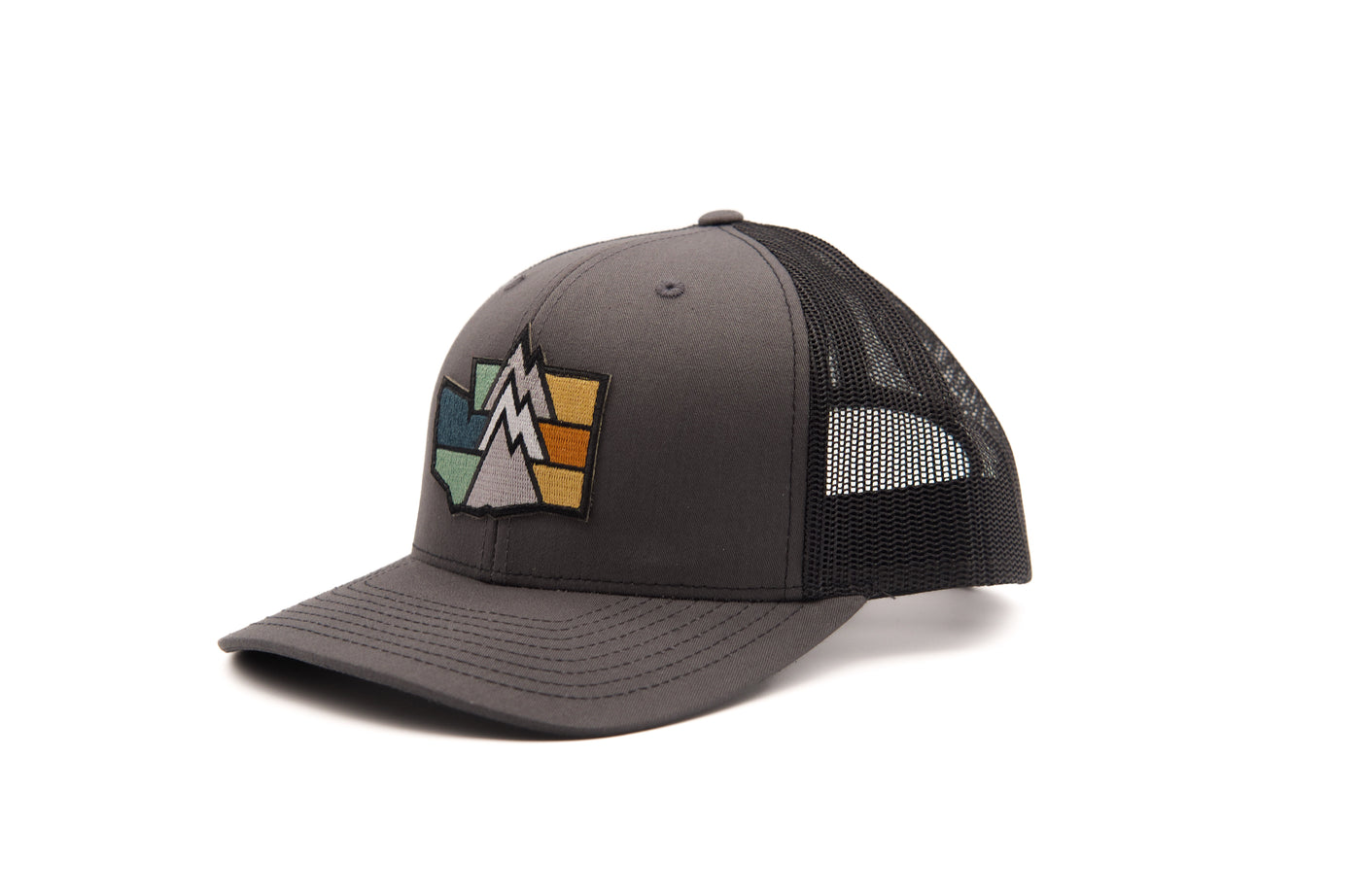 gray washington pnw trucker hat