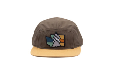 two tone 5 panel hat with washington pnw patch